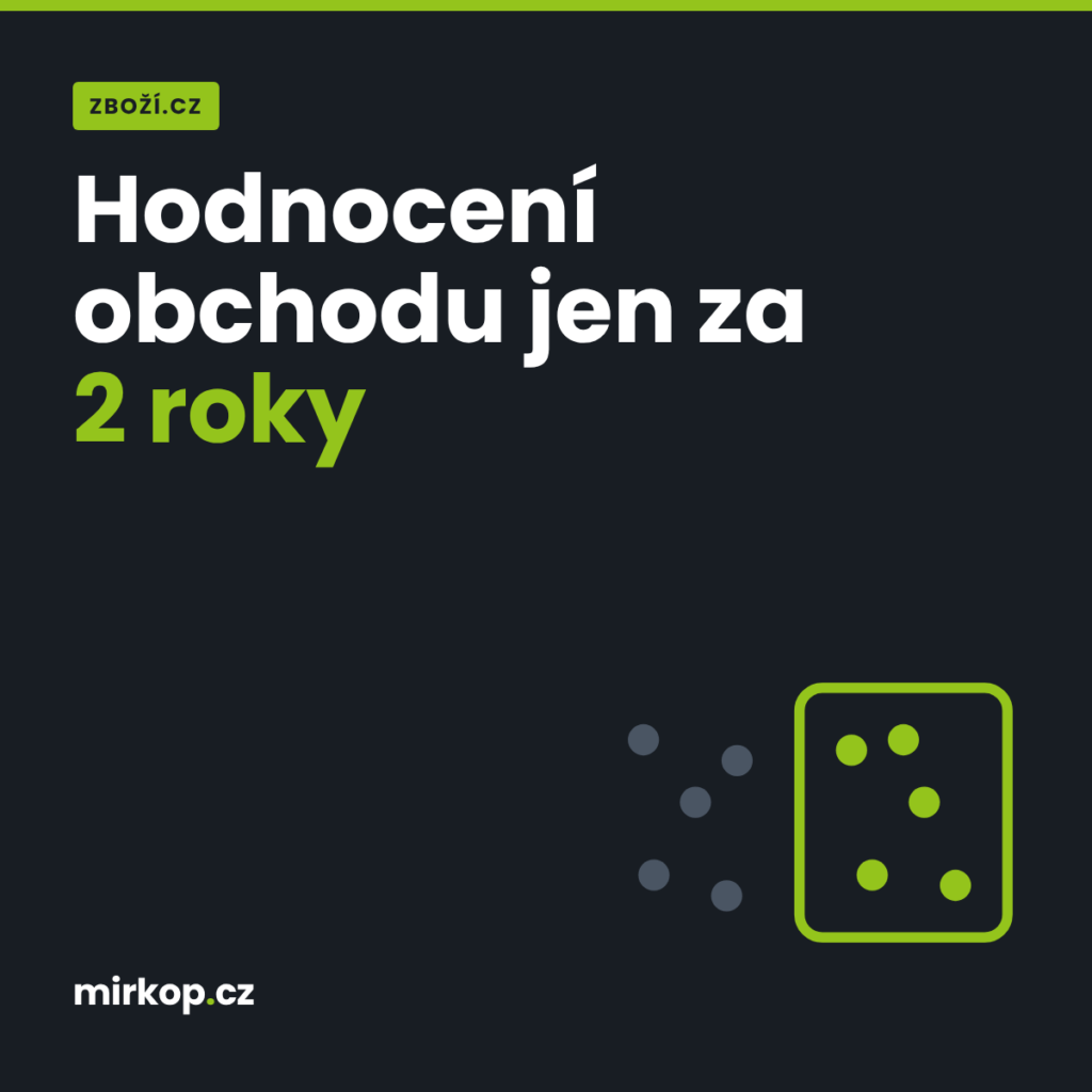 Hodnocení obchodu Zboží.cz – nová pravidla výpočtu